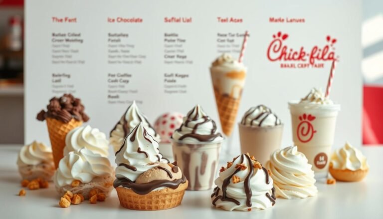 chick-fil-a ice cream menu