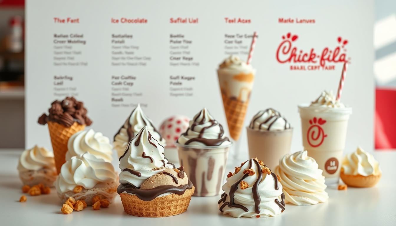 chick-fil-a ice cream menu