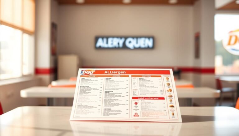 dairy queen allergen menu