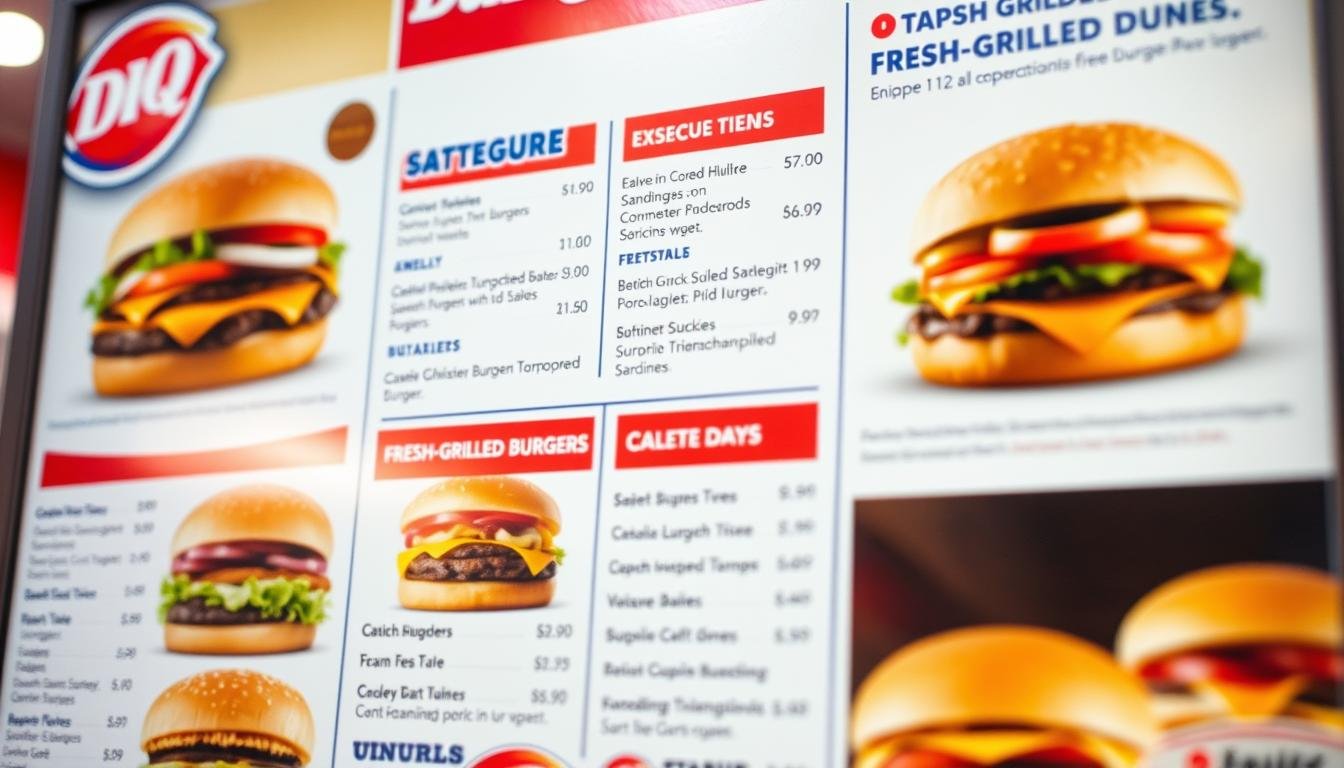 dairy queen burgers menu