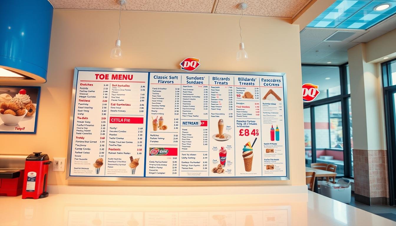 dairy queen ice cream menu with prices