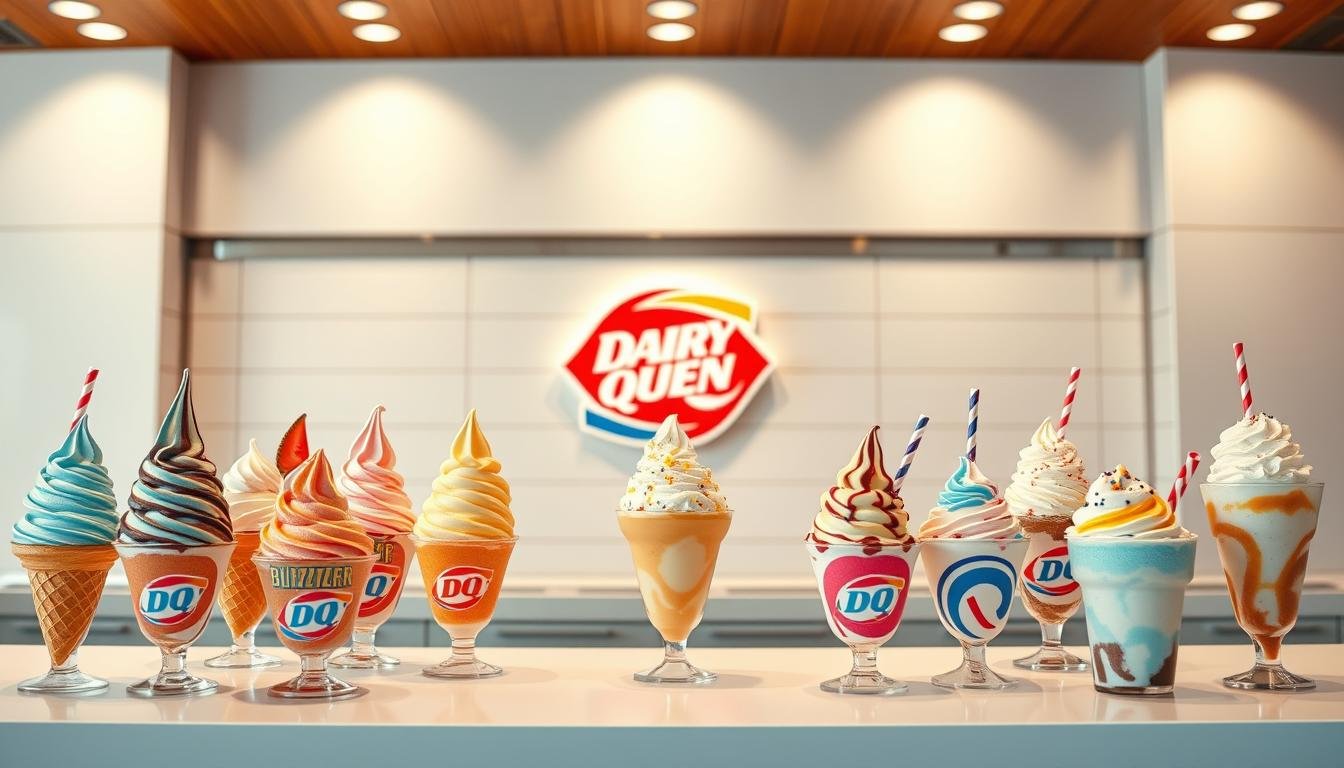 dairy queen ice cream menu