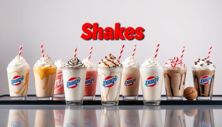 dairy queen shakes menu
