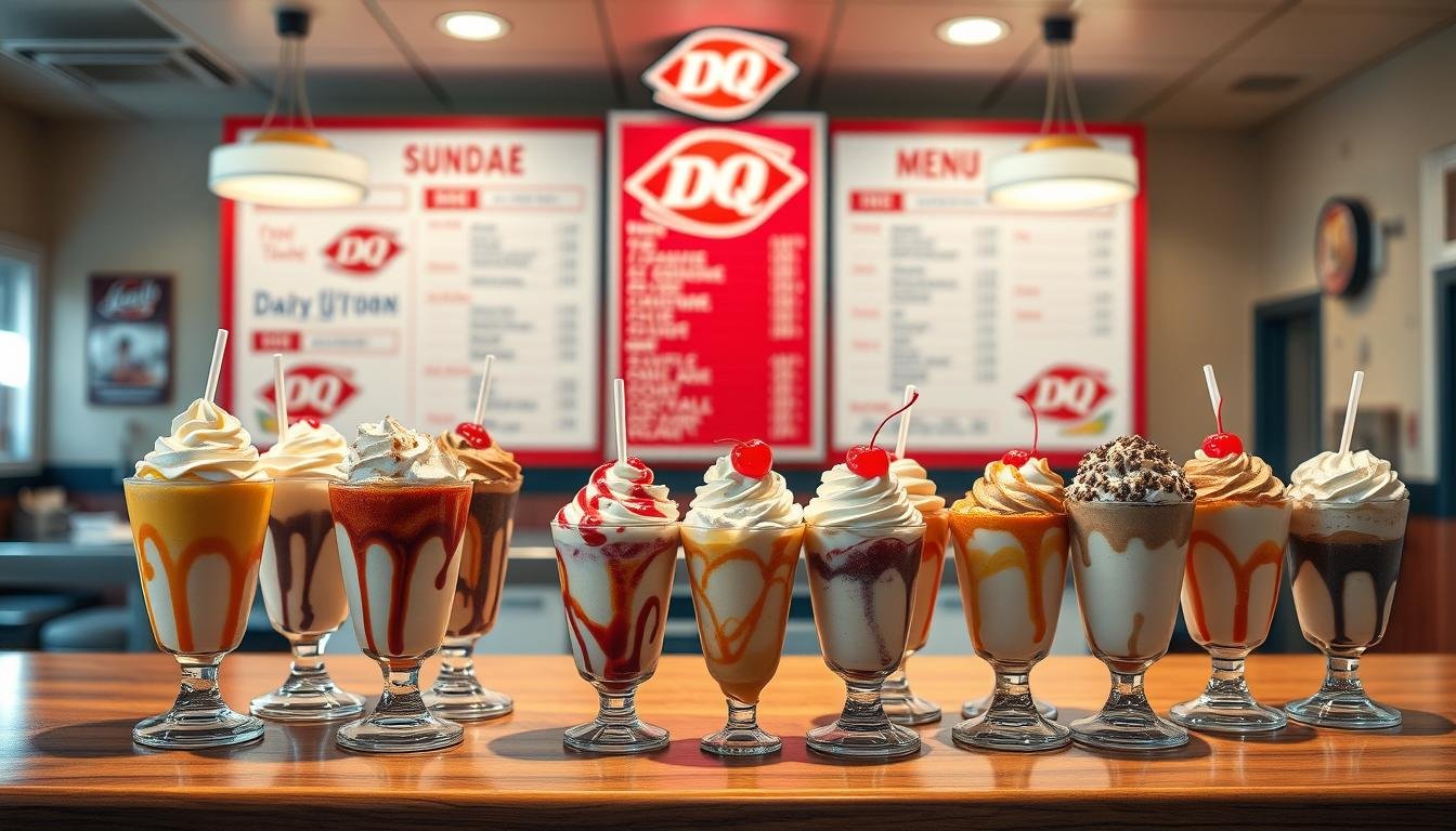 dairy queen sundae menu