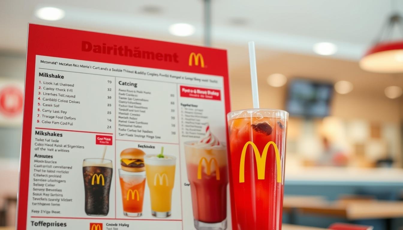 mcdonald's drink menu