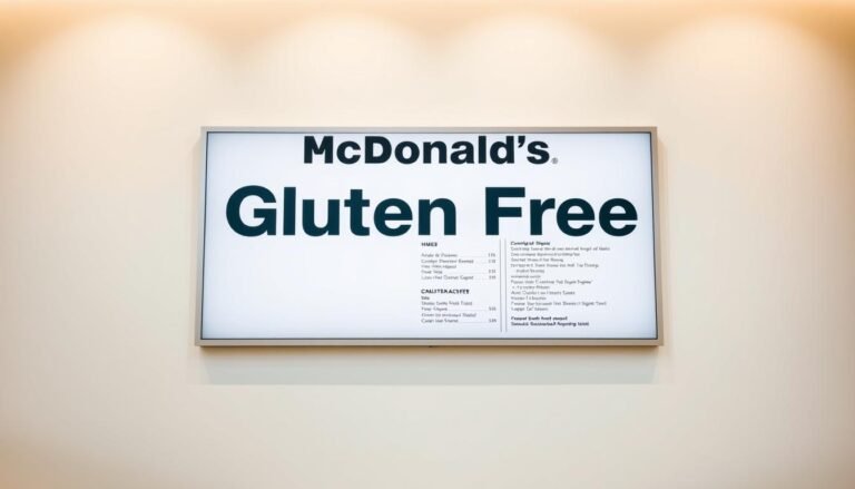 mcdonald's gluten free menu