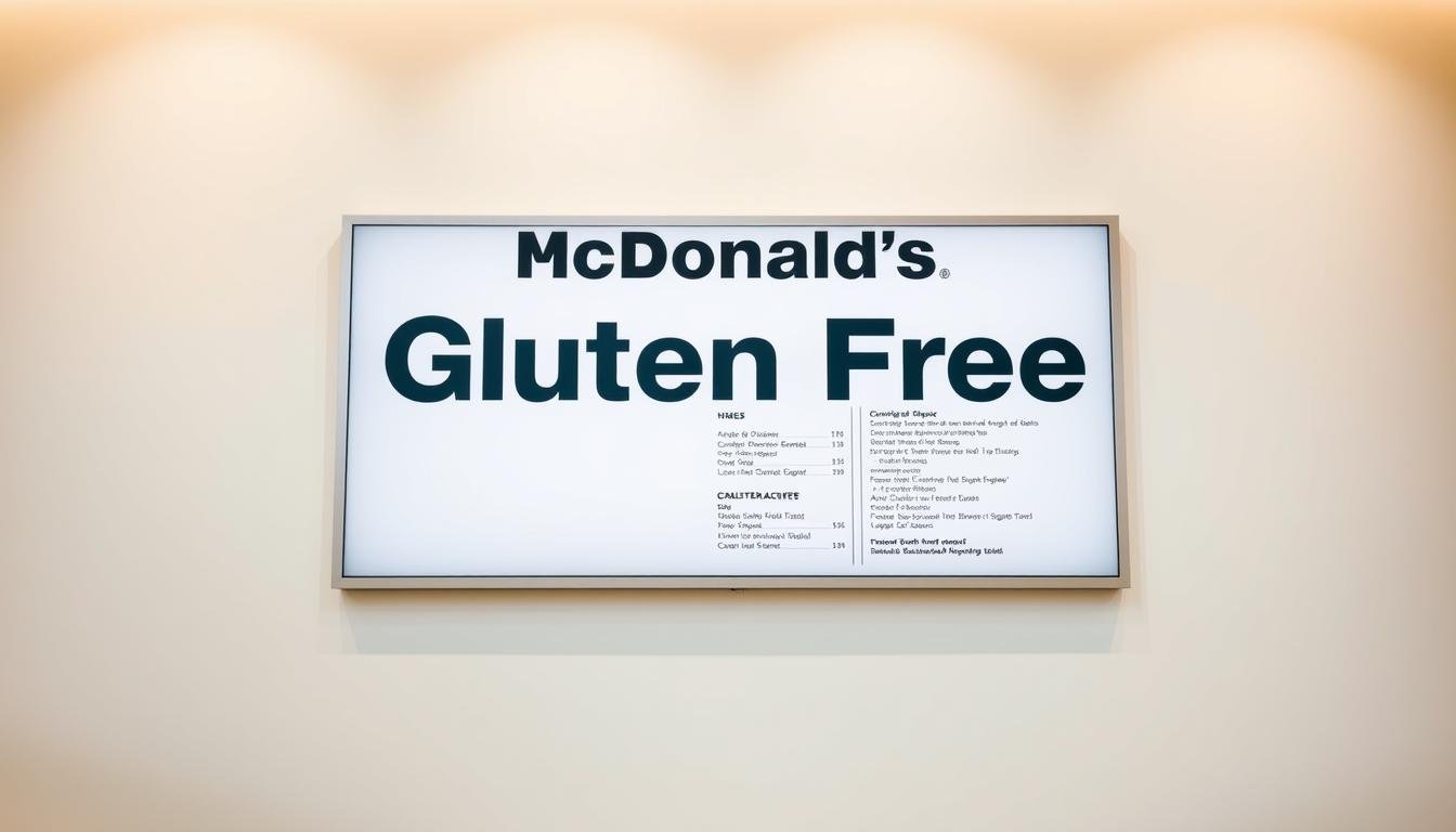 mcdonald's gluten free menu