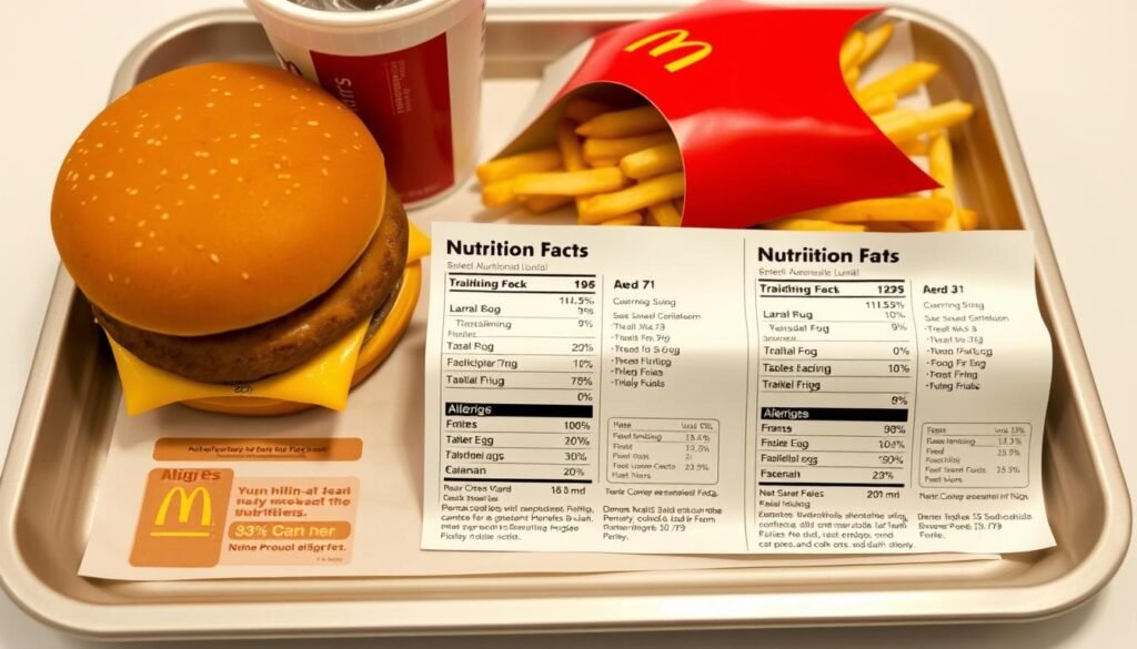 mcdonald's lunch nutrition