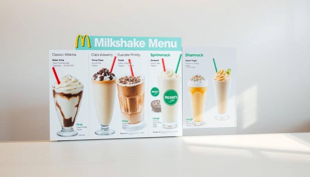 McDonald's Milkshake Menu: Flavors & Sizes