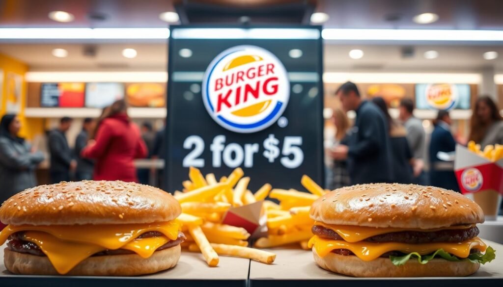 burger king 2 for $5 menu
